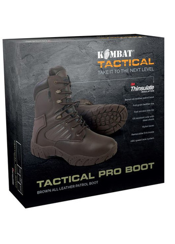 Черевики тактичні шкіряні Tactical Pro Boots All Leather KOMBAT (260165994)