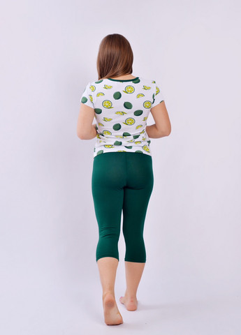 Зеленая всесезон пижама женская хлопковая Bahar
