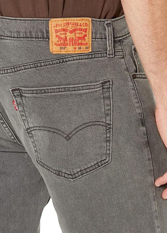 Серые демисезонные джинси вільного крою 559 M Grey W Levi's