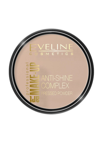 Компактная пудра Eveline Anti-Shine Complex Pressed Powder 35 Golden Beige 14 г Eveline Cosmetics 5901761904543 (260072289)
