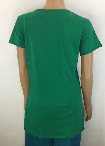 Зеленая летняя футболка с коротким рукавом Diesel T-MANGA-S T-SHIRT