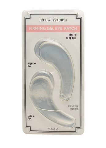 Гидрогелевые патчи для глаз Speedy Solution Firming Gel Eye Patch 2 шт MISSHA 8806185764421 (260086869)