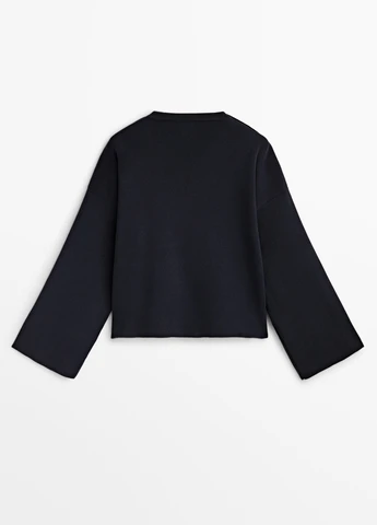 Синій демісезонний светр Massimo Dutti