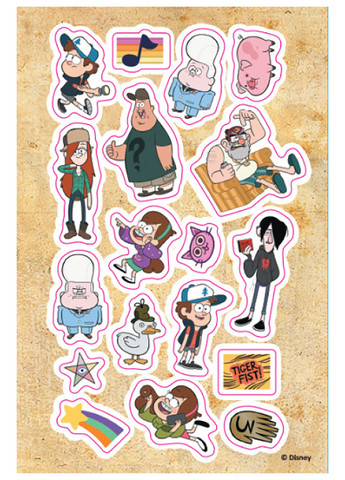 Дісней. Ґравіті Фолз. Кольорові пригоди з наліпками. Родина Пайнз. (У) РАНОК (260088602)