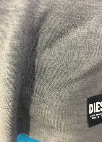 Сіра літня футболка з коротким рукавом Diesel T-SOTIRIA-B T-SHIRT