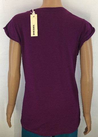 Фіолетова літня футболка з коротким рукавом Diesel T-PORTULA-Р T-SHIRT