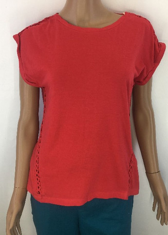 Красная летняя футболка с коротким рукавом Diesel T-ATHAN-A T-SHIRT