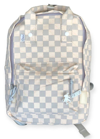 Рюкзак-сумка детский Бежевый в клеточку No Brand (260168230)