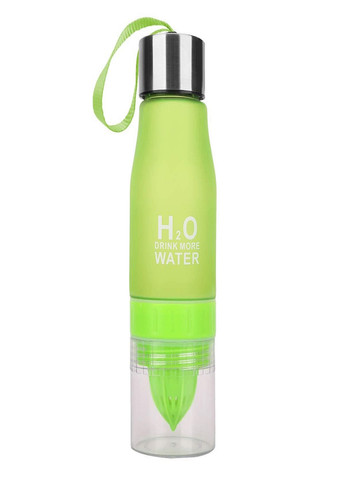 Універсальна пляшка для напоїв із соковижималкою H2O Drink More Water 650 мл Зелена VTech (260134036)