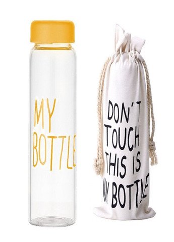 Універсальна сучасна компактна пляшечка з чохлом My Bottle 500мл Жовта VTech (260134037)