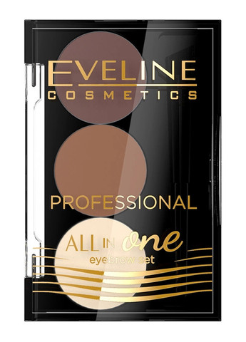 Набор для бровей Eveline All in One Professional №02 Светло-коричневый 28.8 г Eveline Cosmetics 5901761957648 (260118858)
