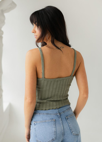 Майка на бретелях в широкий рубчик Busem - (260197752)