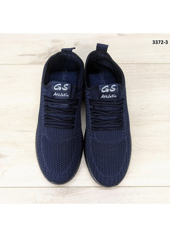 Синие демисезонные кроссовки мужские летние текстильные Gipanis