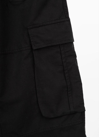 Черные повседневный летние брюки Yekipeer