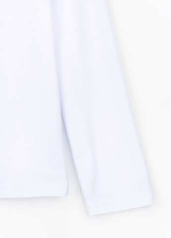 Белая детская футболка-поло для мальчика Baby Show однотонная