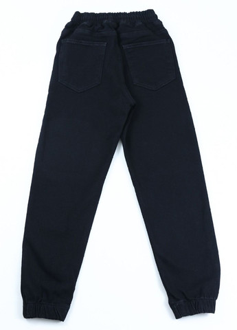 Черные демисезонные джоггеры джинсы для мальчика черные джоггеры на резинке Altun