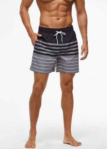 Серые мужские пляжные шорты с сеткой подкладкой бриджи Escatch (260167188)