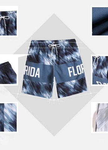 Синие мужские пляжные шорты Gailang (260166861)