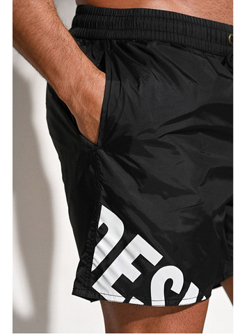 Чорні чоловічі пляжні шорти із сіткою підкладкою Desmit (260167101)