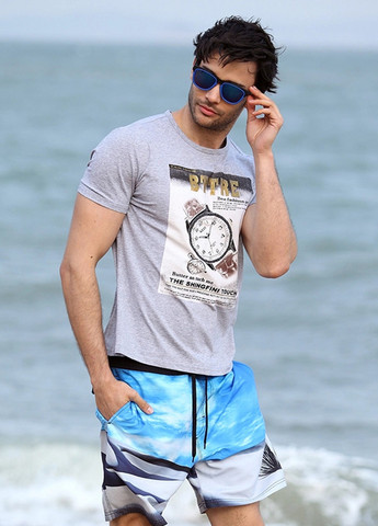 Голубые мужские пляжные шорты Gailang (260167166)