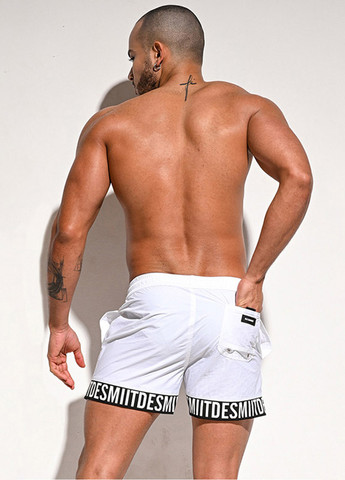 Білі чоловічі пляжні шорти із сіткою підкладкою Desmit (260167088)