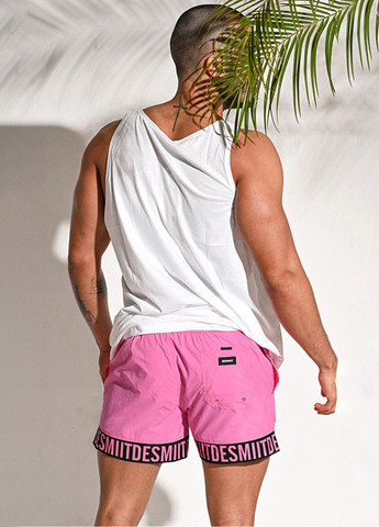 Малинові чоловічі пляжні шорти із сіткою підкладкою Desmit (260167235)