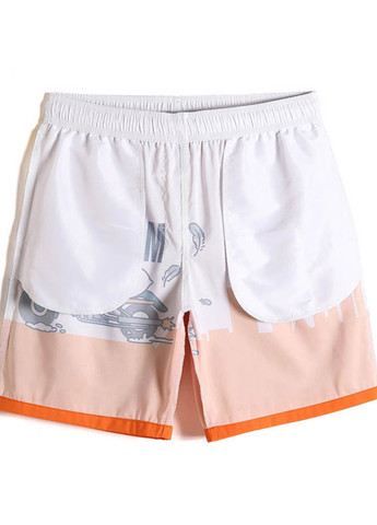 Белые мужские пляжные шорты бриджи Gailang (260166835)