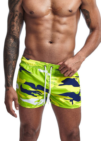 Салатовые мужские пляжные шорты UXH (260167210)