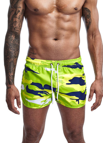 Салатовые мужские пляжные шорты UXH (260167210)
