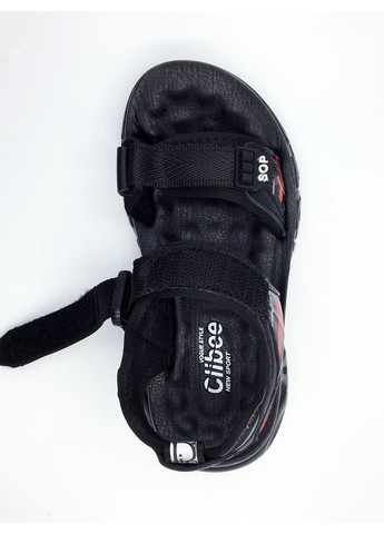 Черные повседневные сандалии Clibee на липучке