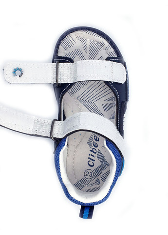 Синие повседневные сандалии Clibee на липучке
