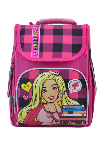 Шкільний рюкзак каркасний H-11 Barbie red 1 Вересня (260163242)