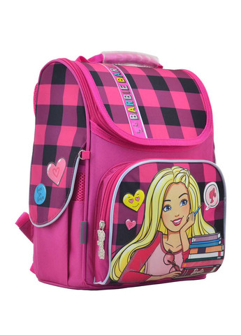 Рюкзак школьный каркасный H-11 Barbie red 1 Вересня (260163242)