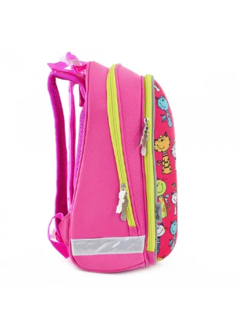 Рюкзак шкільний каркасний H-12 Kotomaniya rose 38x29x15 1 Вересня (260163867)