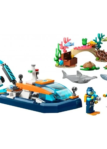Конструктор City 60377 Дослідницький підводний човен Lego (260164930)