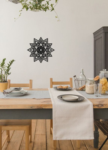 Декоративне панно, картина лофт Магічна мандала життя, декор на стіну з дерева Woodyard Панно (260174937)