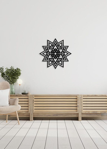 Декоративне панно, картина лофт Магічна мандала життя, декор на стіну з дерева Woodyard Панно (260174937)