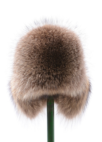 Чоловіча хутряна шапка ушанка з натурального хутра єнота Меховой Стиль шапка ушанка (260165896)
