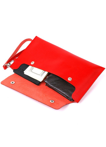 Женская кожаная косметичка 24х13 см Shvigel (260170029)