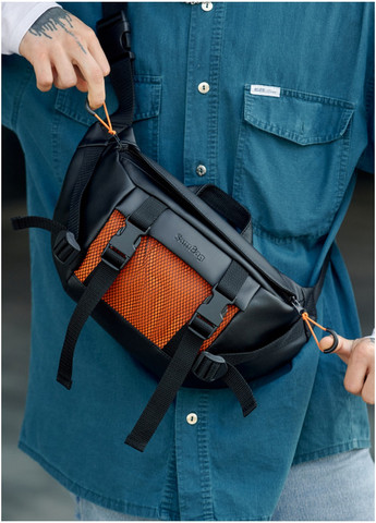 Мужская поясная сумка бананка 38х21 см Sambag (260169747)