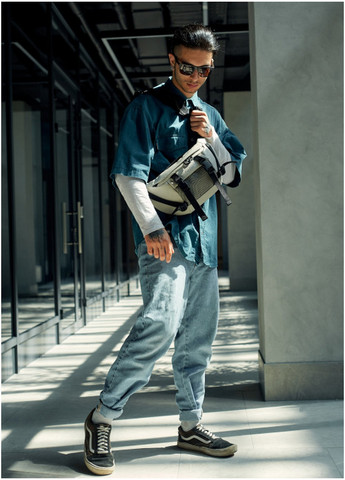 Мужская поясная сумка бананка 38х21 см Sambag (260169767)