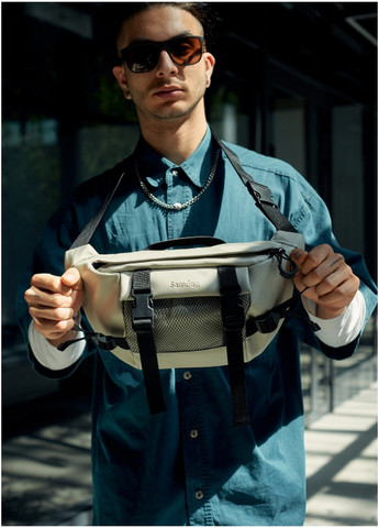 Мужская поясная сумка бананка 38х21 см Sambag (260169767)