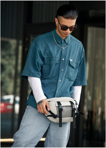 Мужская поясная сумка бананка 38х21 см Sambag (260169767)