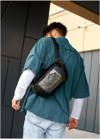 Мужская поясная сумка бананка 38х21 см Sambag (260169713)