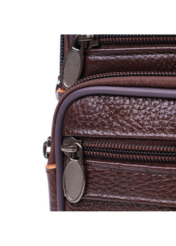Мужская кожаная сумка 13,5х16х4 см Vintage (260169427)