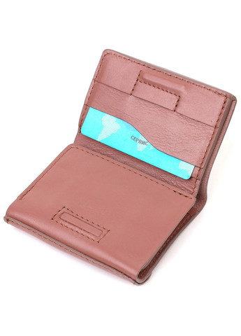 Жіночий шкіряний гаманець 8х10х1,5 см Grande Pelle (260171767)