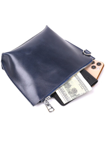 Женская кожаная косметичка 20х13,5х5 см Shvigel (260171336)