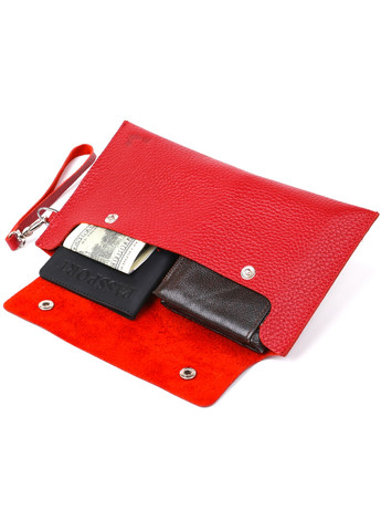 Женская кожаная косметичка 24х13 см Shvigel (260171806)