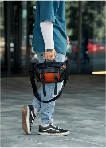 Мужская поясная сумка бананка 38х21 см Sambag (260171047)