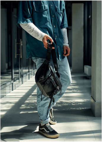 Мужская поясная сумка бананка 38х21 см Sambag (260171066)